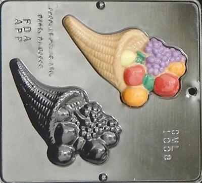 1648 Horn of Plenty Cornucopia Oreo Cookie Chocolate Candy Mold